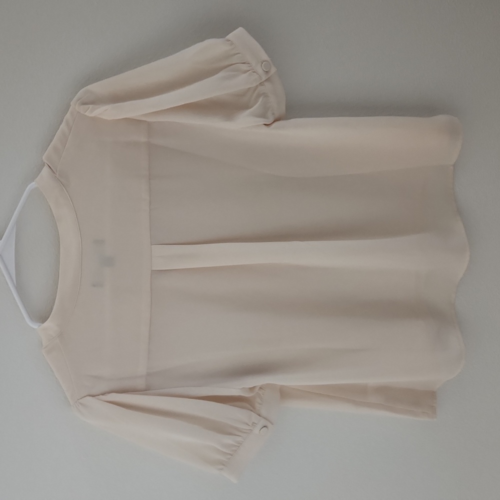 Lulu's Cream Button-Up Blouse - Picture 2 of 4